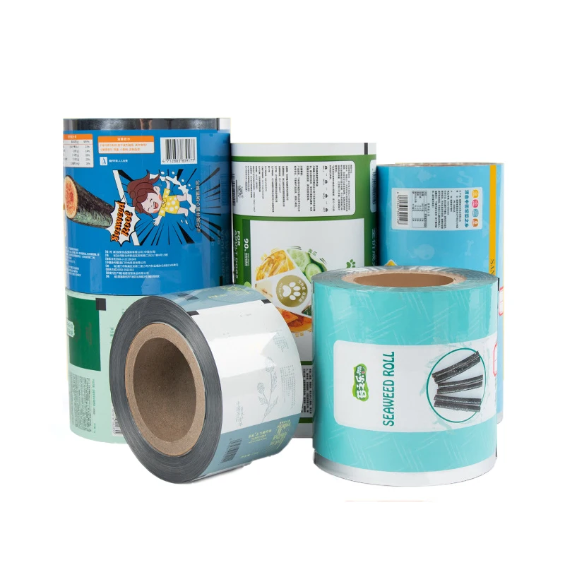 Custom Printed BOPP Flexible Package Biodegradable Laminating Aluminium Plastic Food Packaging Film Roll