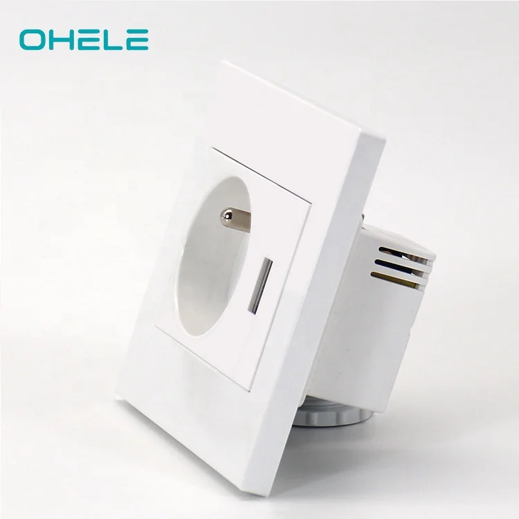 
wall switch and socket with usb port French type switch and socket 