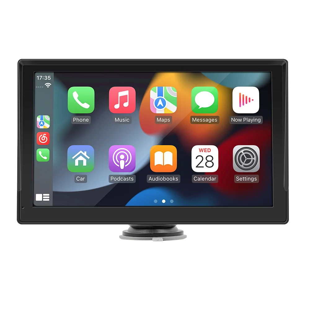 Dvr Carplay Screen 9 Inch Touch Display Navigation Car Screen Universal Auto Car Monitor For Apple/Android Carplay