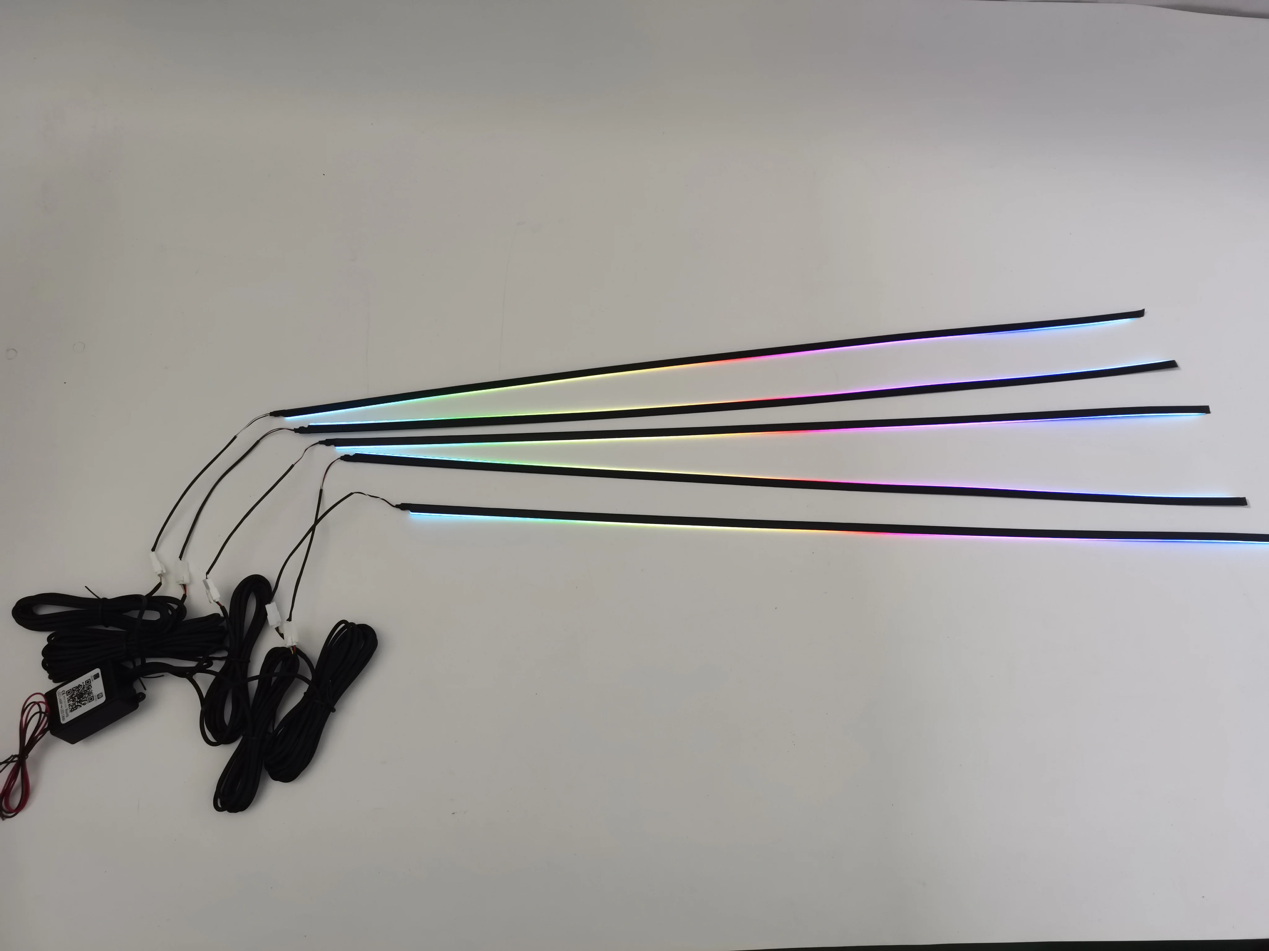 5M EL Car Styling Cold Light Ambience Lamp Line Car Lights Neon Car LED RGB Neon Interior Atmosphere Light Strip