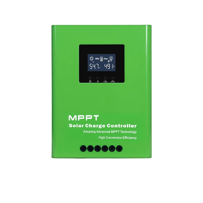 Guvenlik 60A 24V 48V DC Input Digital OLED display Temp Sensor Negative Ground 99% Efficiency 60a mppt solar charge controller