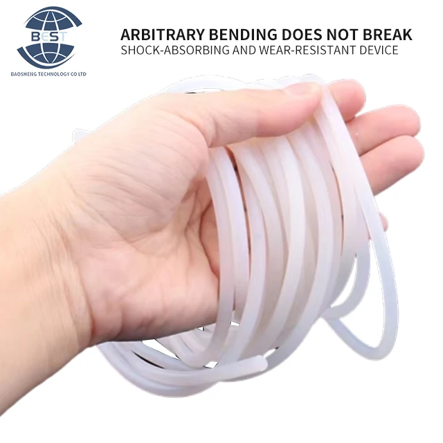 Support non-standard customized solid silicone tube high temperature resistant and high elasticity silicone rubber