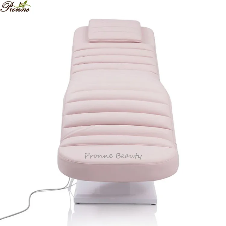 luxury curved pink memory foam extension lash recliner chair 3 motors thai spa electric massage bed table