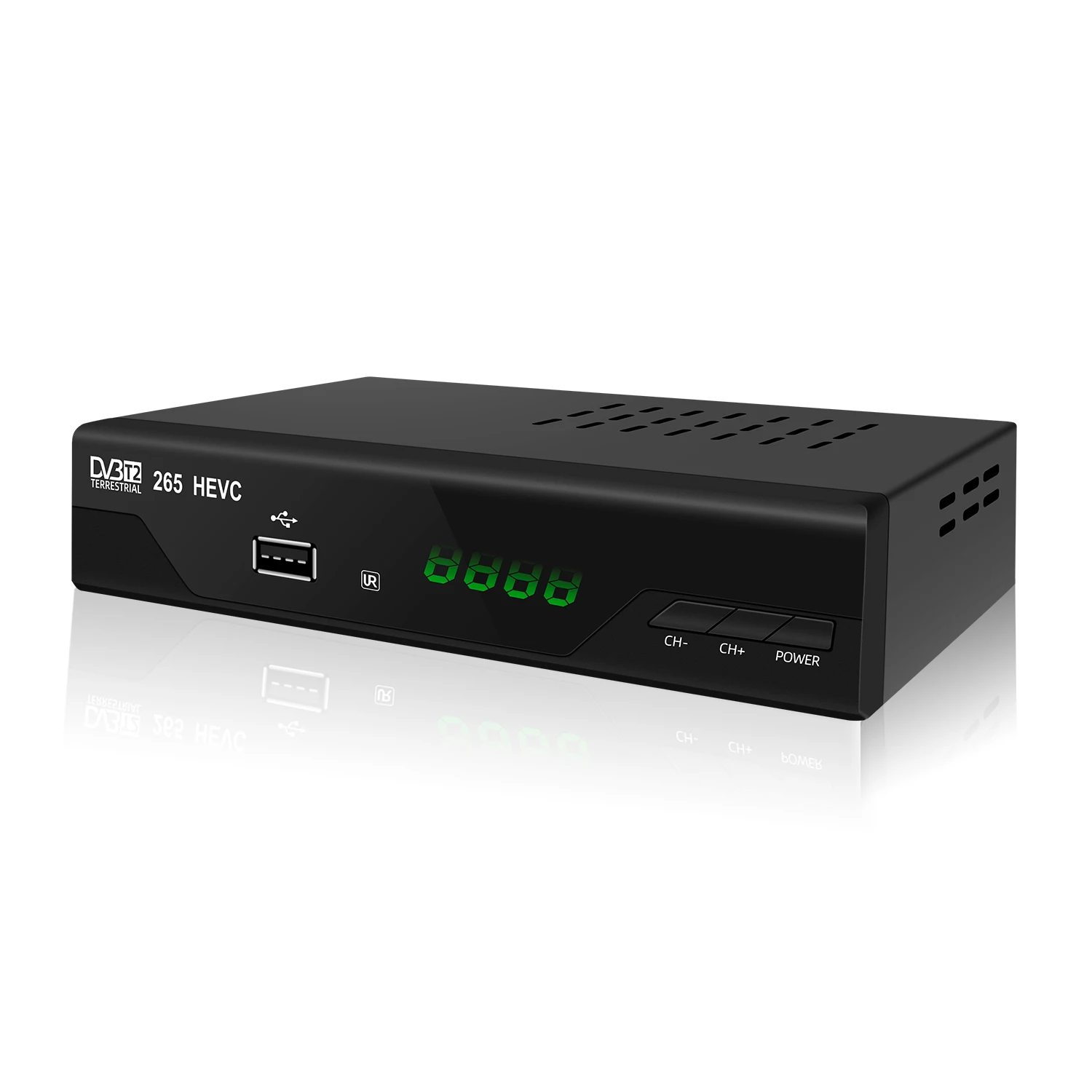 Телевизионная приставка H.265 выдающегося качества 10 бит Scart-порт DVB T2 265 Lan-порт 100 м ресивер Dvbt2