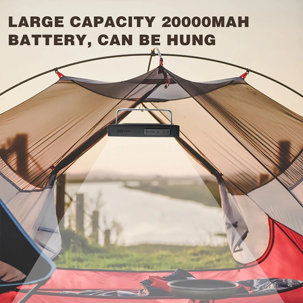 High power 4500k 1200 lumen  lantern light multi-function waterproof outdoor camping light