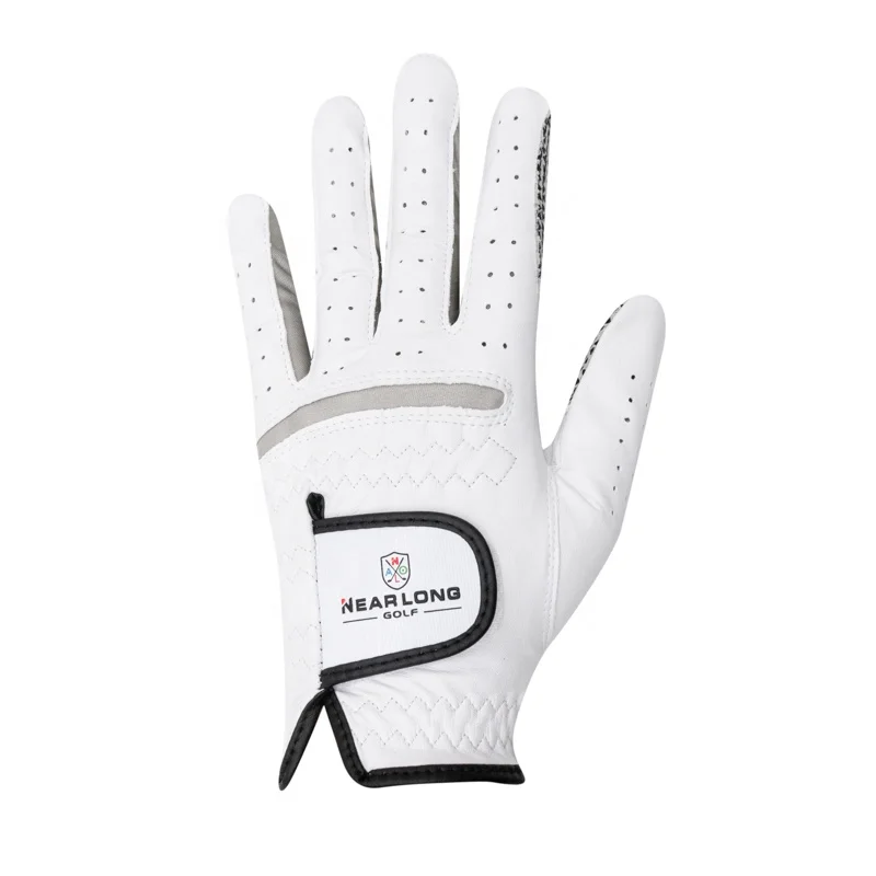 Premium Quality Custom Logo Cabretta Leather Golf Gloves for Men for Sports and Outdoor Activities