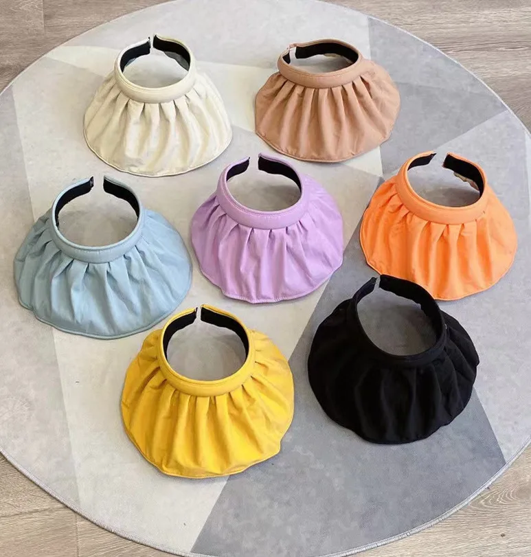 OK Зонт с индивидуальным логотипом двойного использования Женская пляжная шляпа Повседневная дорожная Защита от УФ-лучей