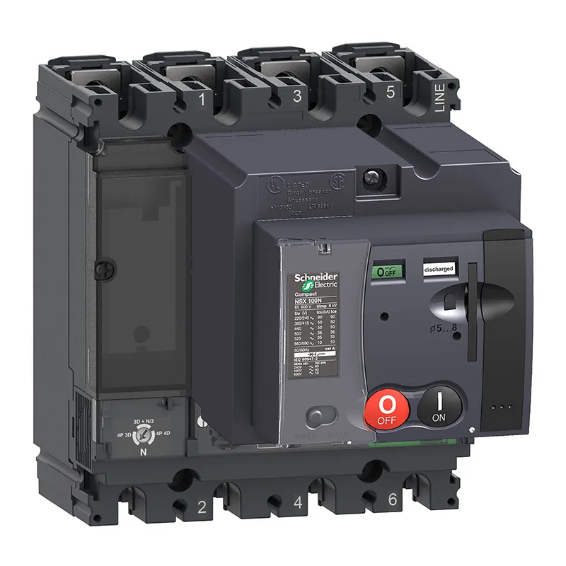 Original NSX630N 50kA AC 4P4D 630A 2.3 MT380 NSX Series Circuit breaker C63N42D630M2