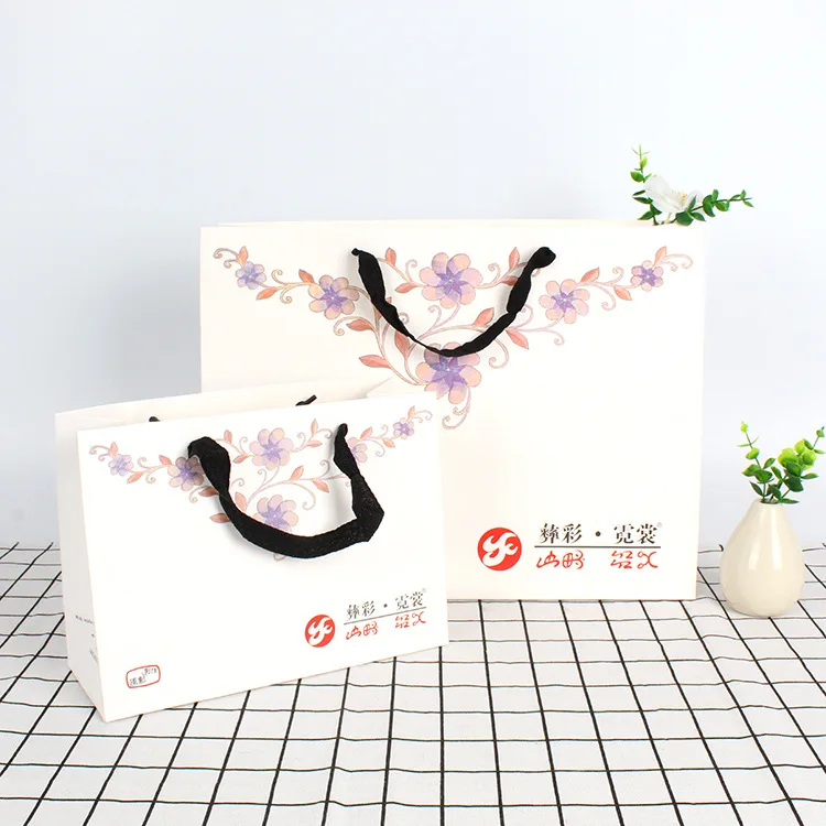 Creatrust Tote Black Your Own Logo Factory Custom Food Snack Takeaway Mcdonald Boutique Tile Paper Bag