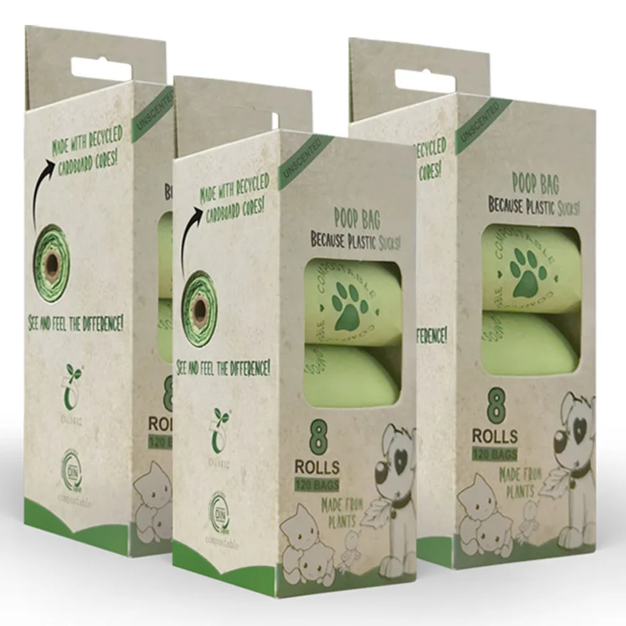 SEA LONG Biodegradable and Compostable Biodegradable Pet Products Pop Bio Degradable Dog Poo Bag for