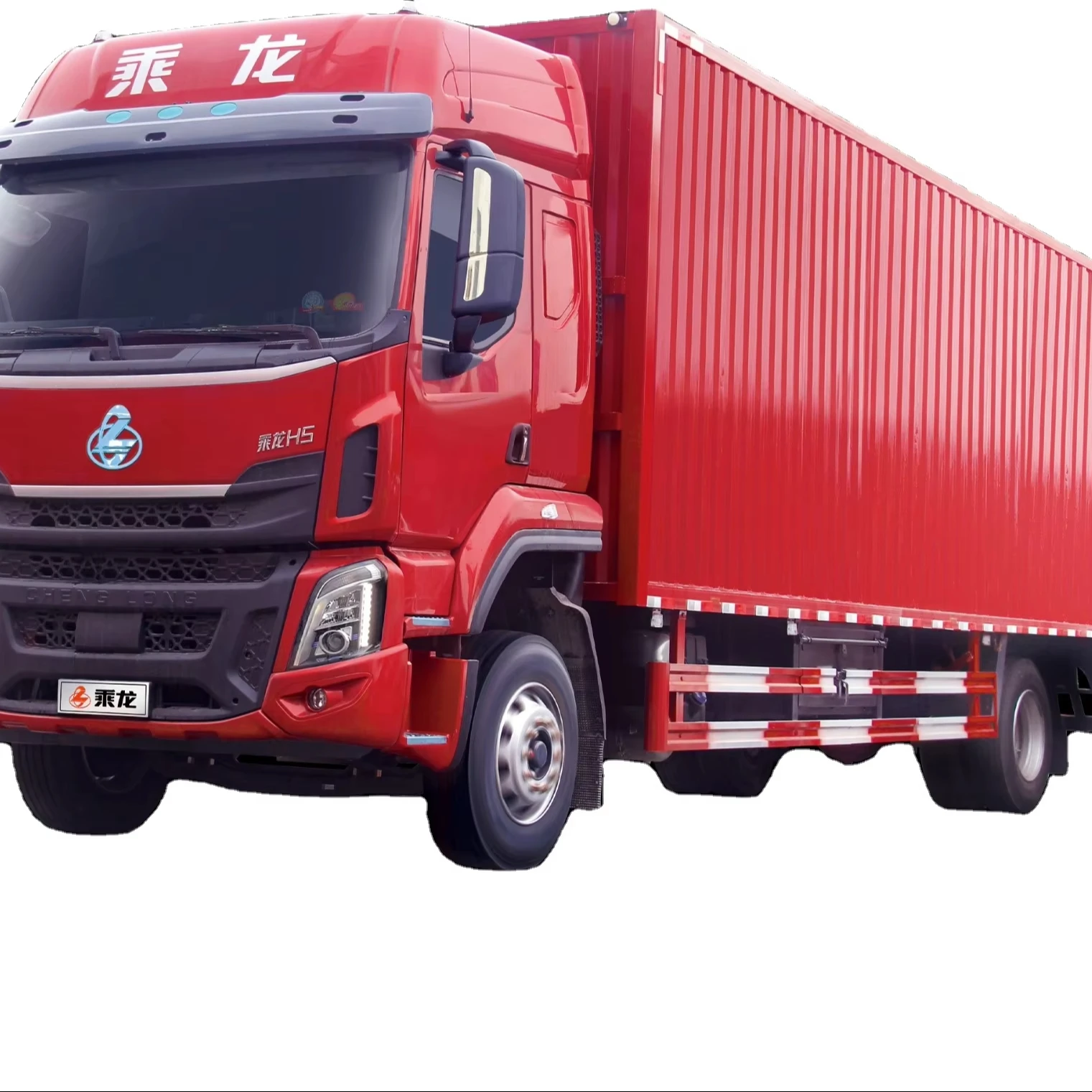 Dongfeng Liuzhou Chenglong H5 270HP 4*2 New 9.7m Diesel Van Truck Automatic Left-Steering Euro 5 Emission Standard Fast Powerful