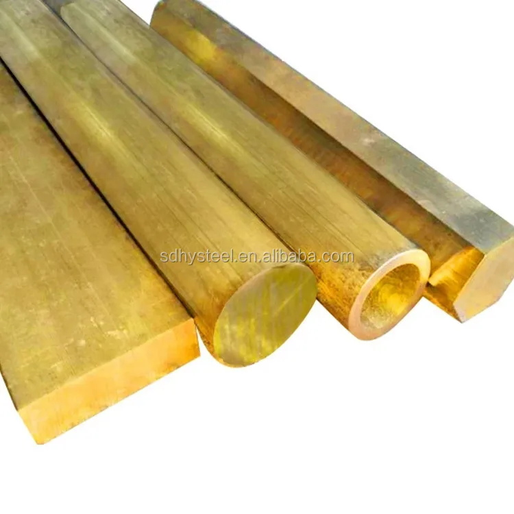 Low Price Alloy Brass  Copper Bus Bar Handles Brass Bars Brass Rod C36000