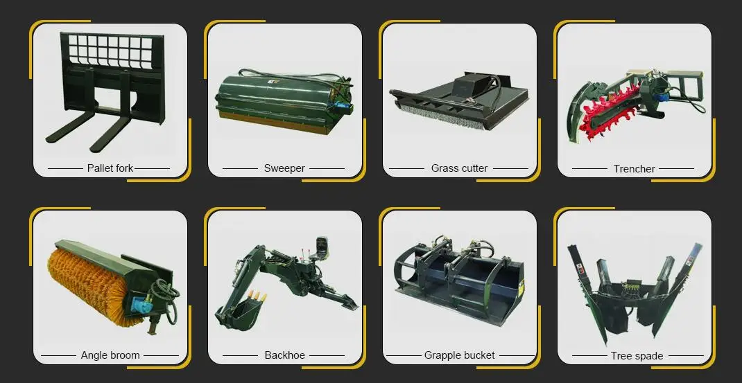 attachments of skid steer loader accessories skid steer loader skid loader attachments