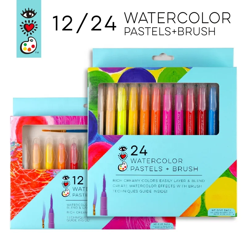 
Twistable Gel Crayons 12 washable Colors non-toxic 
