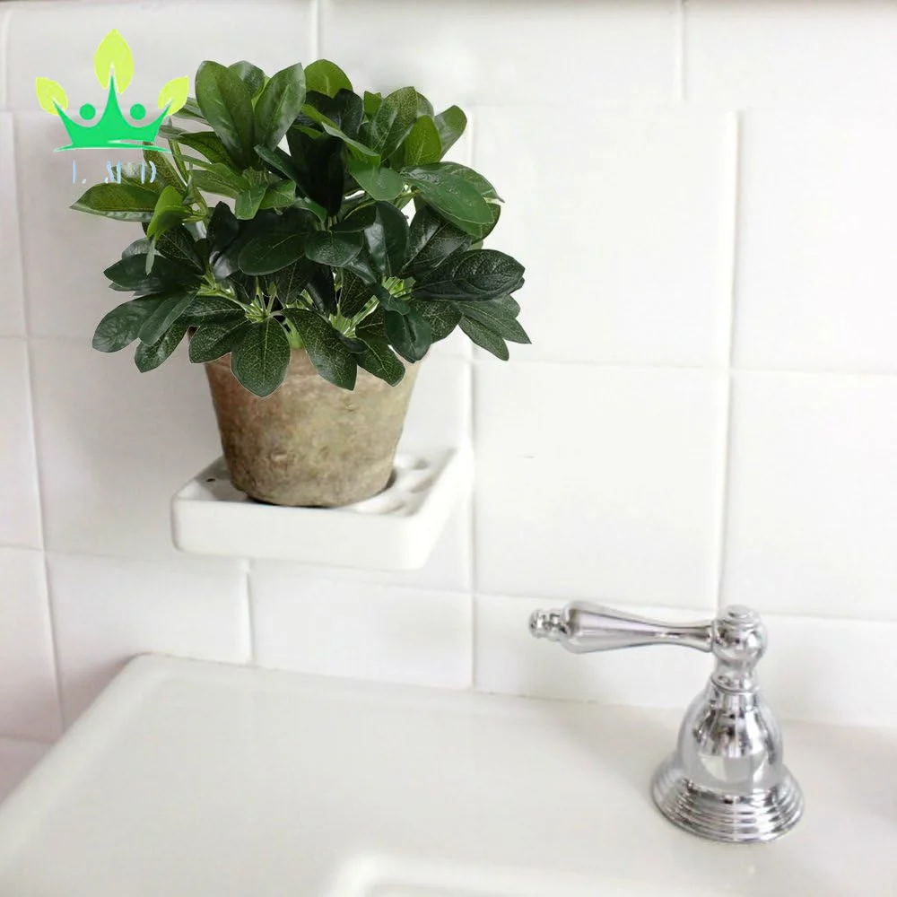 Artificial Shrubs Plants Silk Schefflera Bushes Greenery Arrangements Garden Office Home Table Centerpieces Wall Hanging Decor