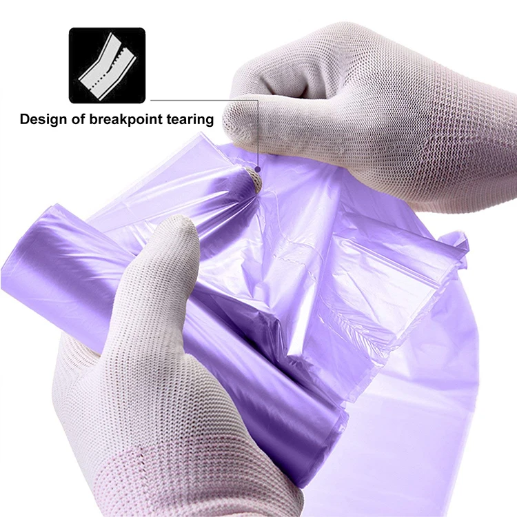 Garbage Bag Thick Only a Household Black Point Tearing Type Roll Packing Disposable Medium Plastic Bag