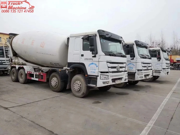 
Used 8x4 Sinotruk Howo Concrete Mixer Truck 12-16 CBM for sale 