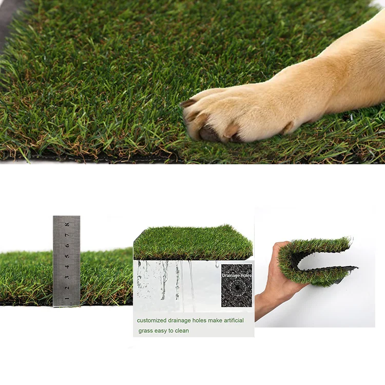 High Density 4 Colors Grass Yarn Garden Green Turf Artificial Grass Carpet Roll Artificial25mm