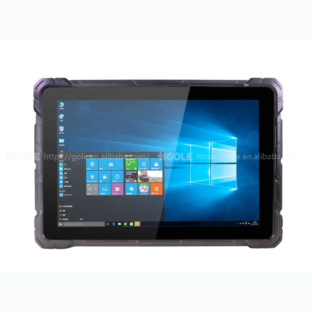 Higole F7G 10inch Windows 10 NFC Ruggedised Industrial Tablet RFID 4G GPS RS232 IP67 Invehicle Rugged Extreme Tablet