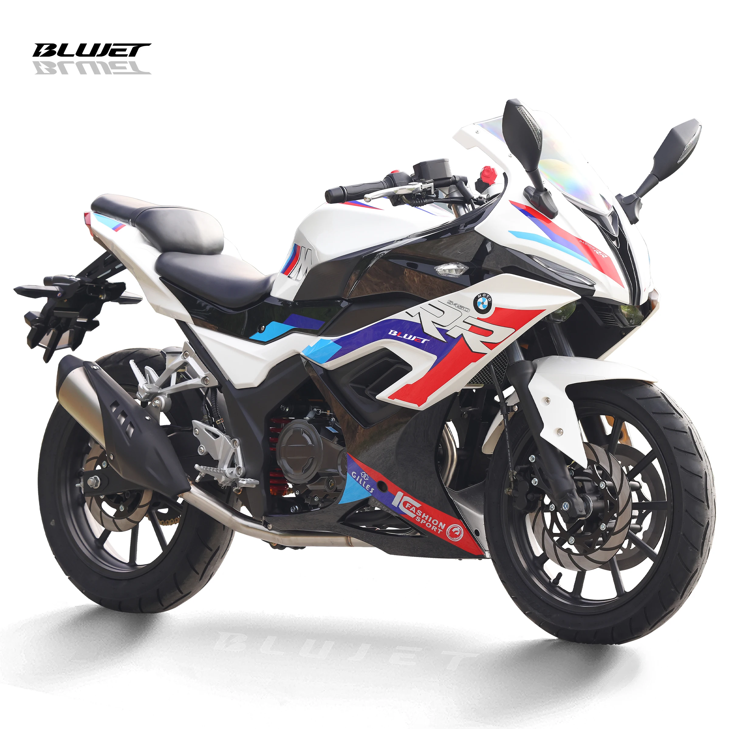 BMVV type sport street race motorcycle GS1200S similar model with 200cc 250cc balanced engine LED lights digital meter