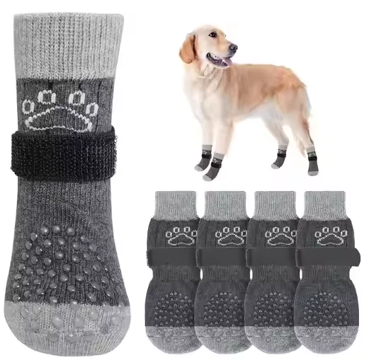 Wholesale pet Supplies Cat And Dog Socks Outdoor Non-Slip Waterproof Pet Socks Dog Shoes For In House
