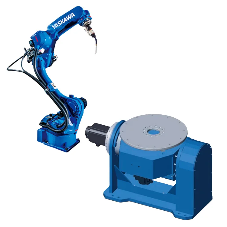 Yaskawa AR900  Automatic Welding Robot Manipulator With TR-1000 Robot Positioner ARC Mig Mag Welding