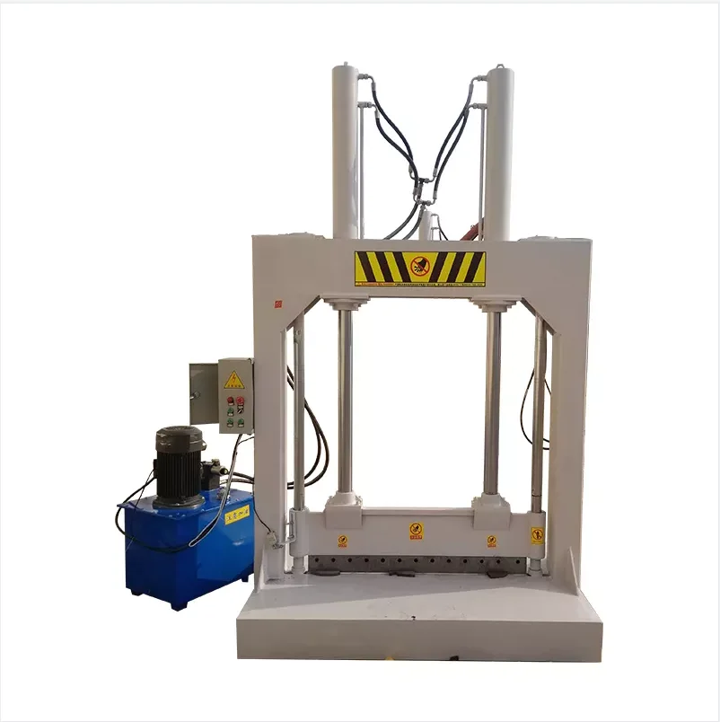 Single Knife Rubber Bale Cutter Hydraulic Guillotine For Rubber And Plastic