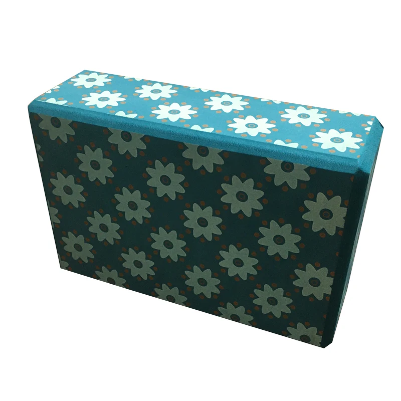 Newly-developed custom large recycled foam color blocking eco friendly eva yoga blocks