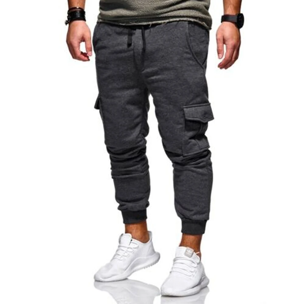 High quality fashion winter chino skinny cargo pants for man