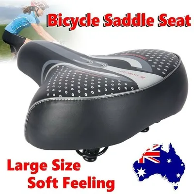Comfortable Cheap Wide Bike Saddle  Electric Bicycle Saddle with good leather material  heavy bicycle Saddle