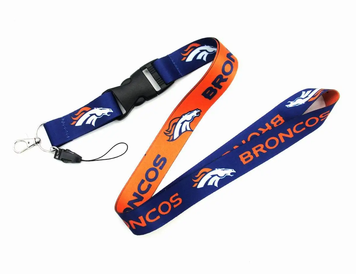 Wholesale NFL American Football Team Lanyards Chest Card Phone Neck Sling Strap Lengthen Buckle NFL Lanyard