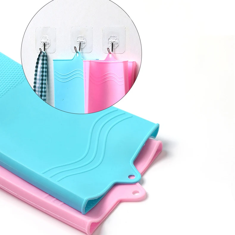 Cleaning Heat Resistant Dishwashing Mitten Set soft safety  Magic Silicone Gloves For Kitchen