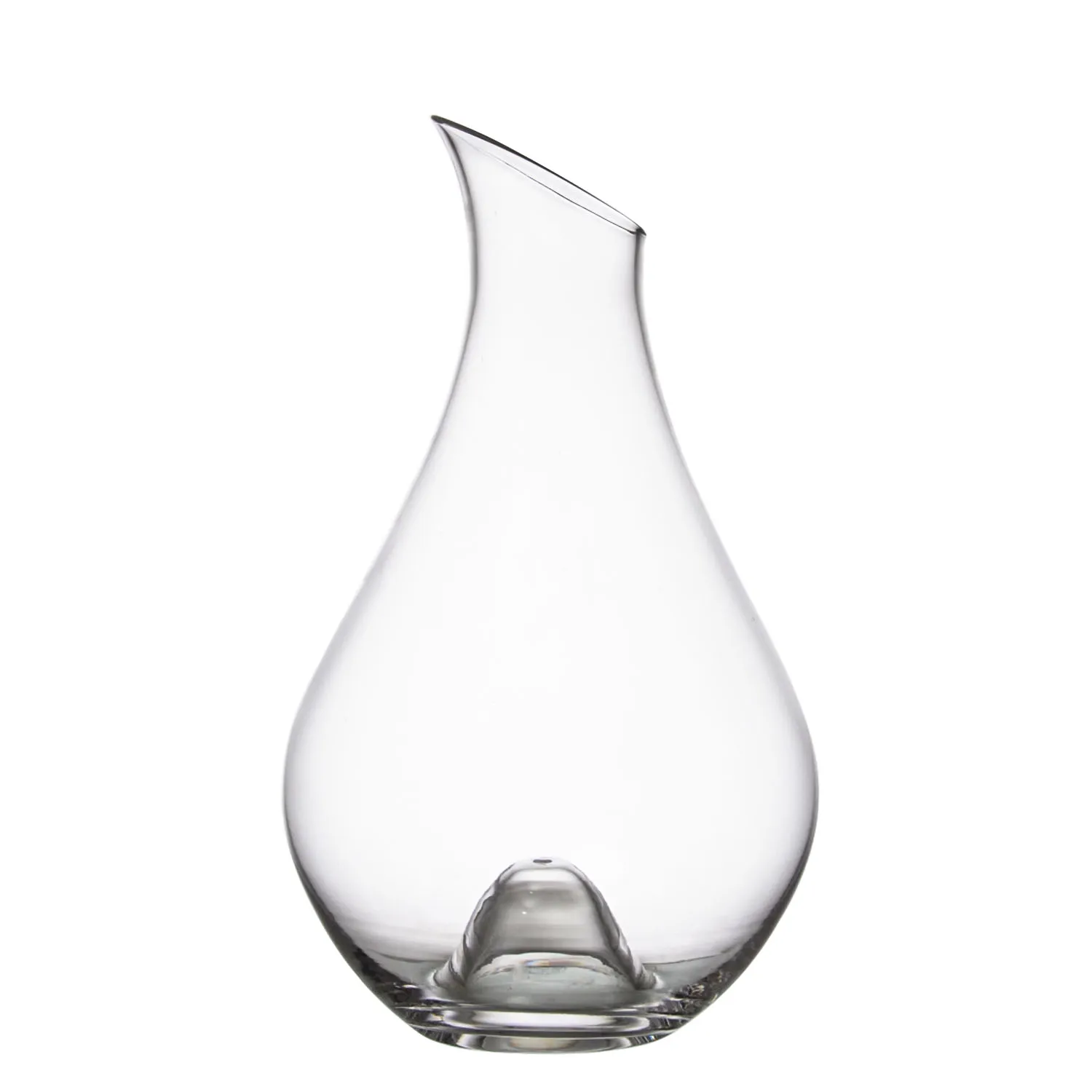 Top Quality Classic Elegant Slanted Rim Lead Free Crystal Wine Decanter Glass Decanter