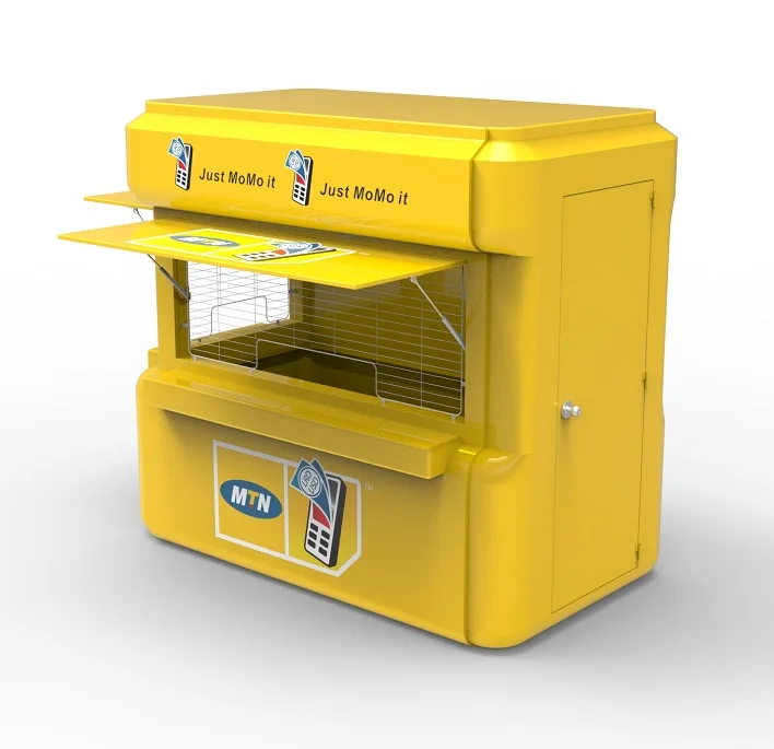 Уличный съемный киоск из стекловолокна для уличных магазинов