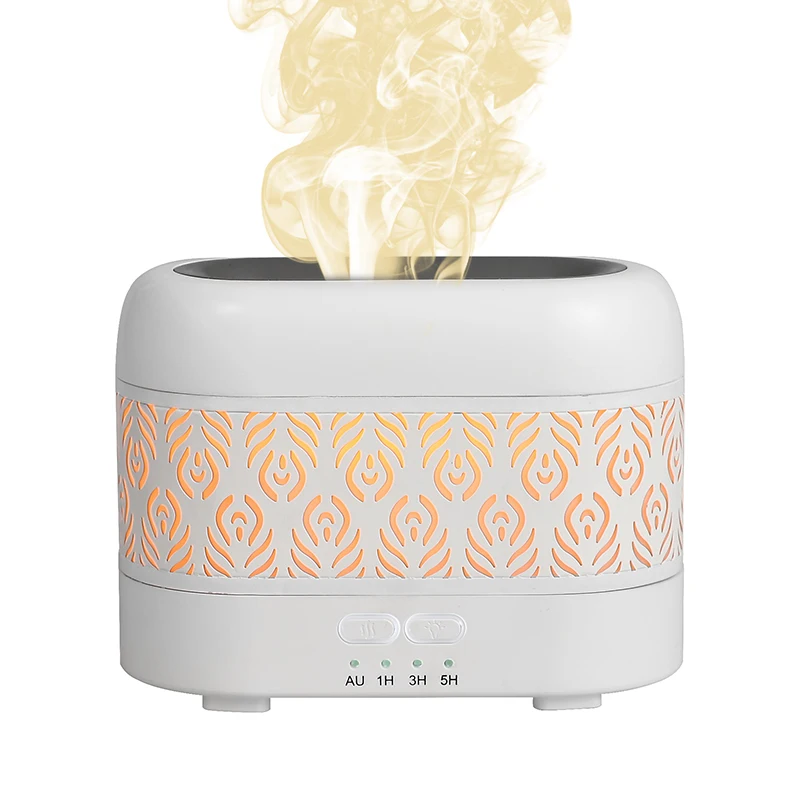 2022 New Style Desktop Essential Oil Diffuser Imitate Blue Flame Aroma Diffuser Ultrasonic Air Humidifier