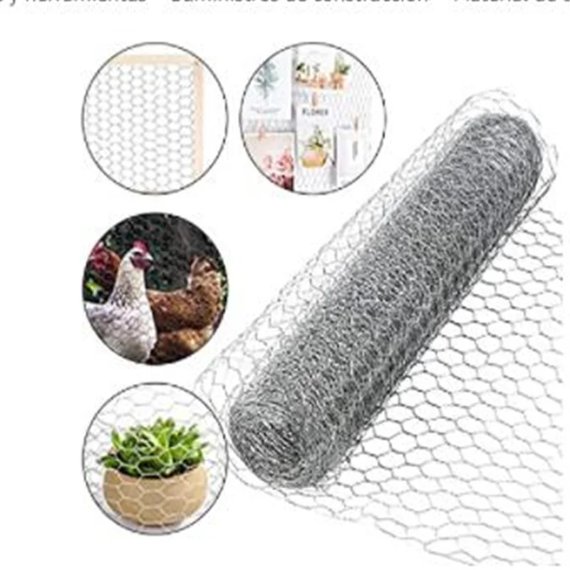 Good Price Galvanized Hexagonal wire mesh for chicken wire lowes / wire mesh Diamond Hexagonal Mesh Chicken Cage