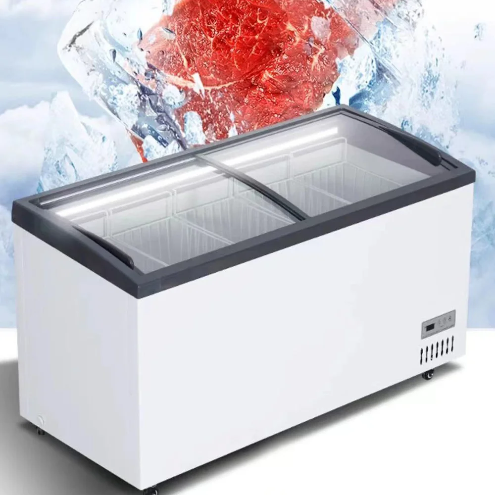 Professional glass manufacturer clear tempered glass sheet for chest freezer sliding door chest freezer glass door