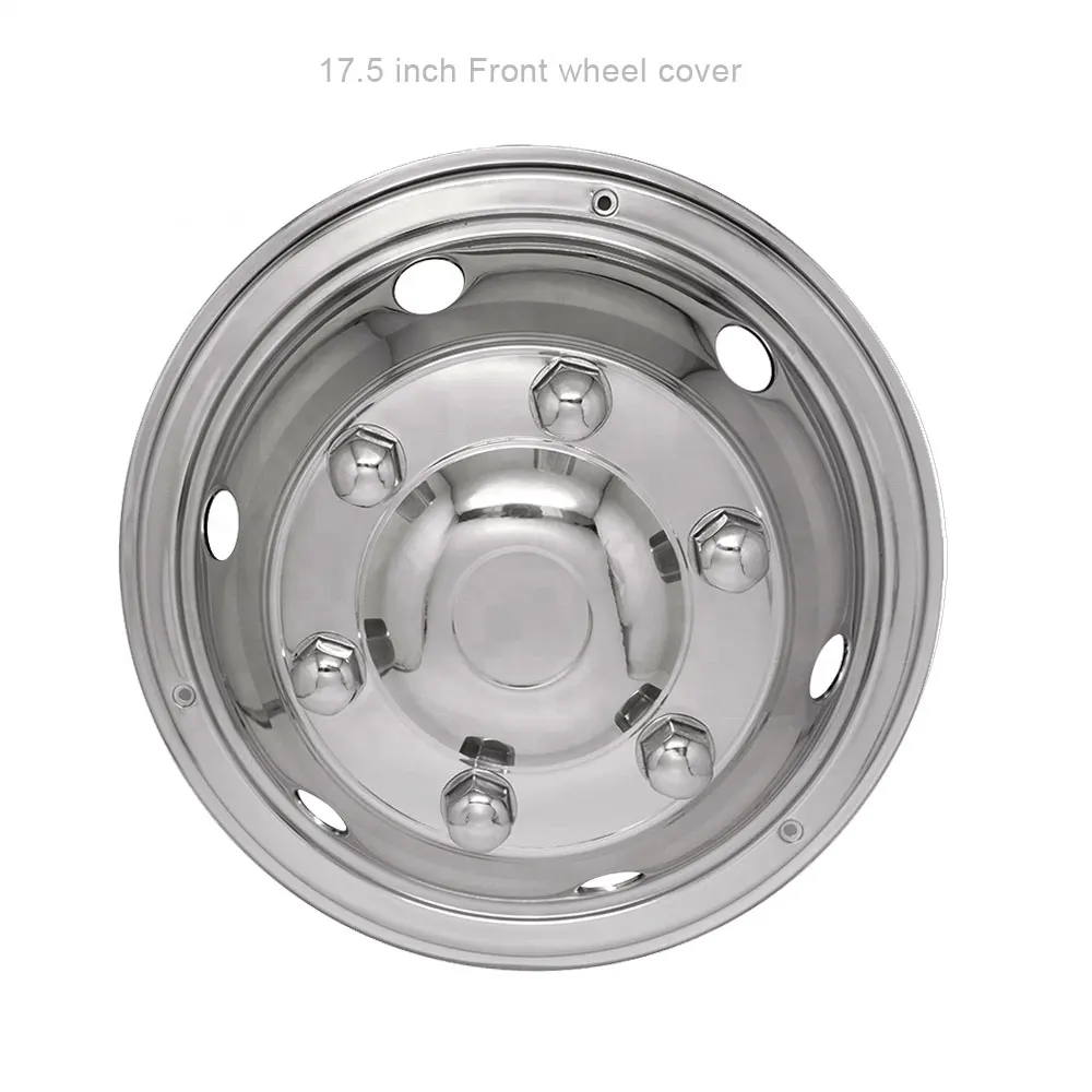Luxury 17.5 inch Wheel Cover Stainless Steel universal Front hubcaps