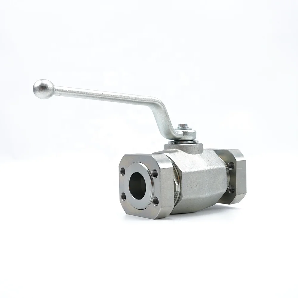 dn50 low temperature price industrial high pressure ss MKH- SAE210-50 flanged hydraulic ball valve 2 inch