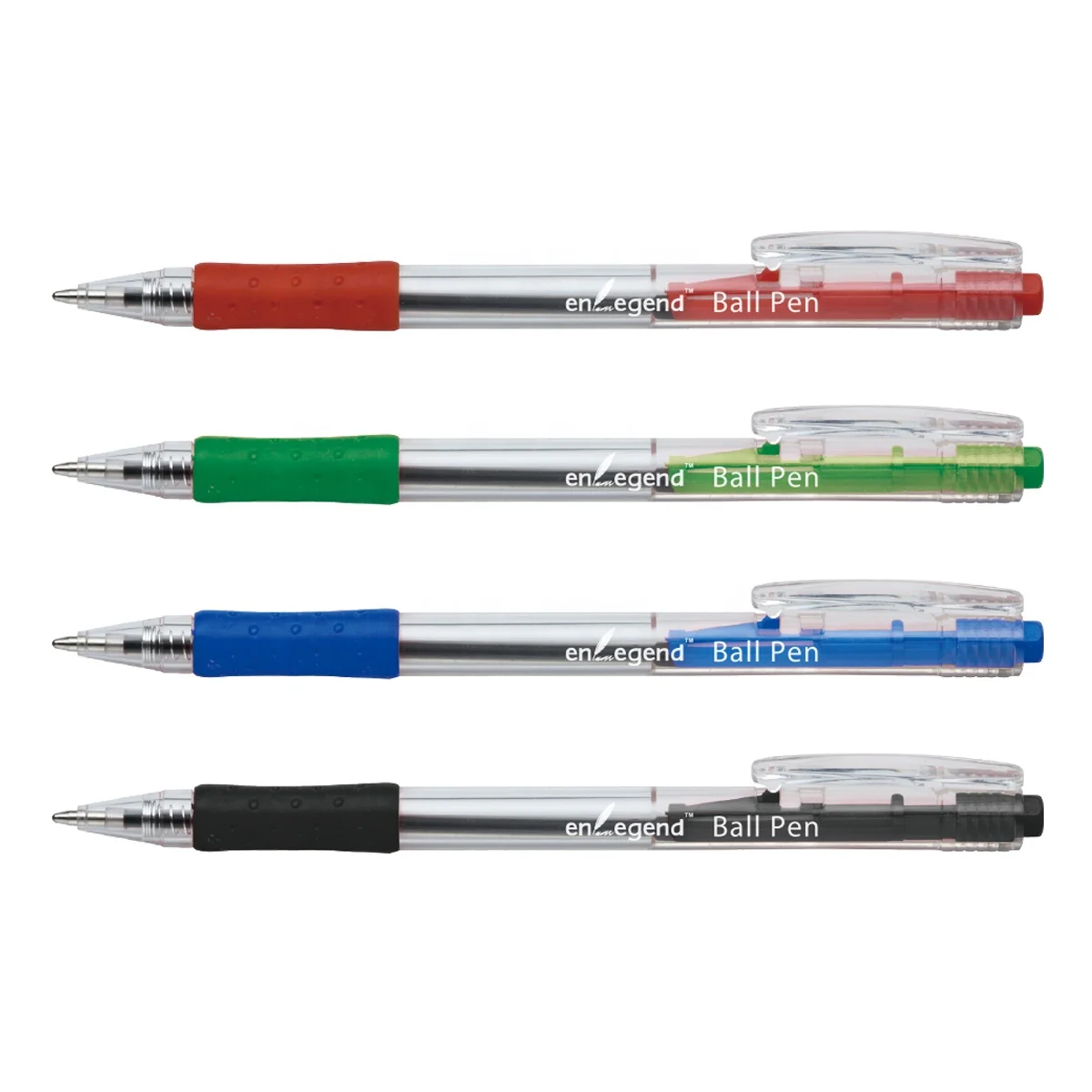 Хорошее качество, оптовая продажа, пластиковая шариковая ручка для офиса и школы с мягкой резиновой ручкой