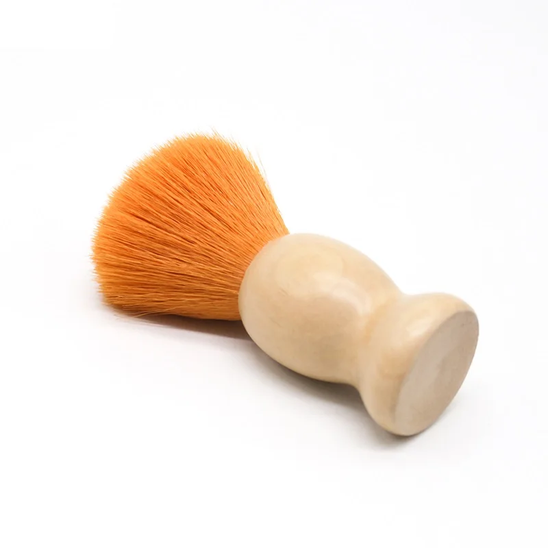 High Quality Men Barber Tool Badger Hair Vegan Shaving Brush Plastic Acrylic matte finish waist shape Handle beard brush groom