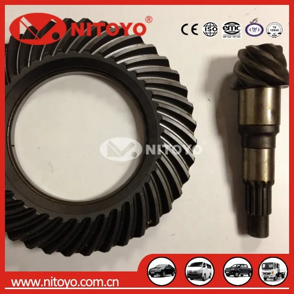 NITOYO 53210-45230 40/6 6x40 6.667 Crown Pinion  USED for  County HD65 HD72 HD78