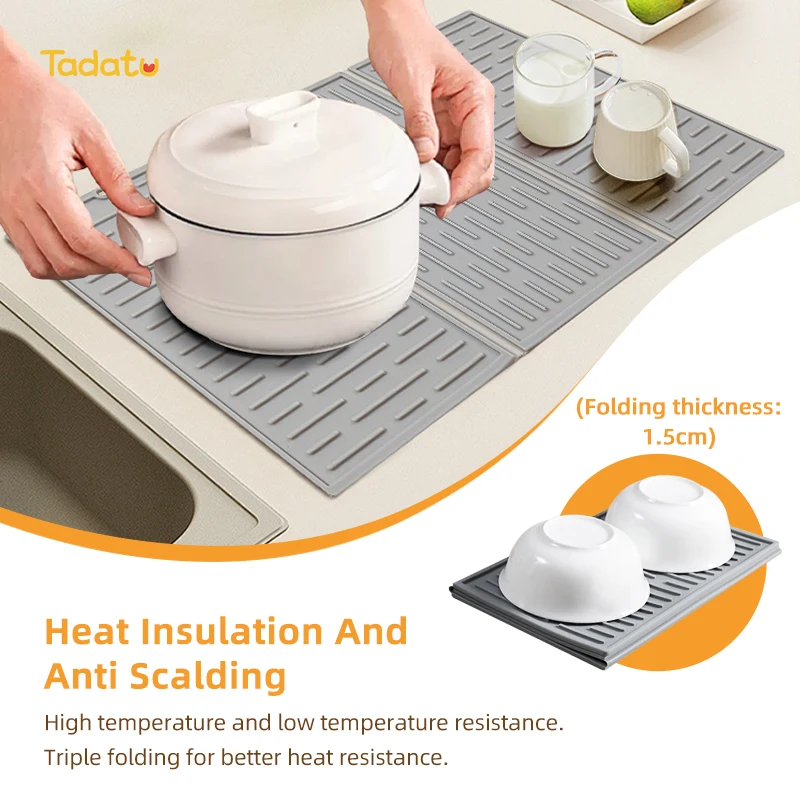 Складной коврик для кухни