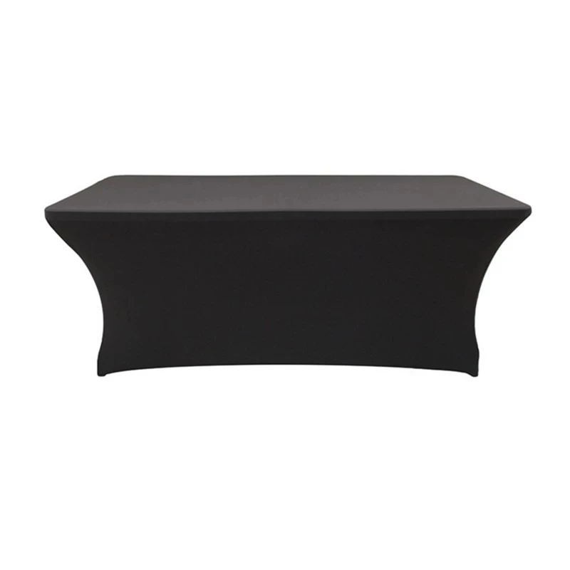 Rectangular Fitted Spandex Tablecloths Wedding Party Cocktail Stretch Table Covers