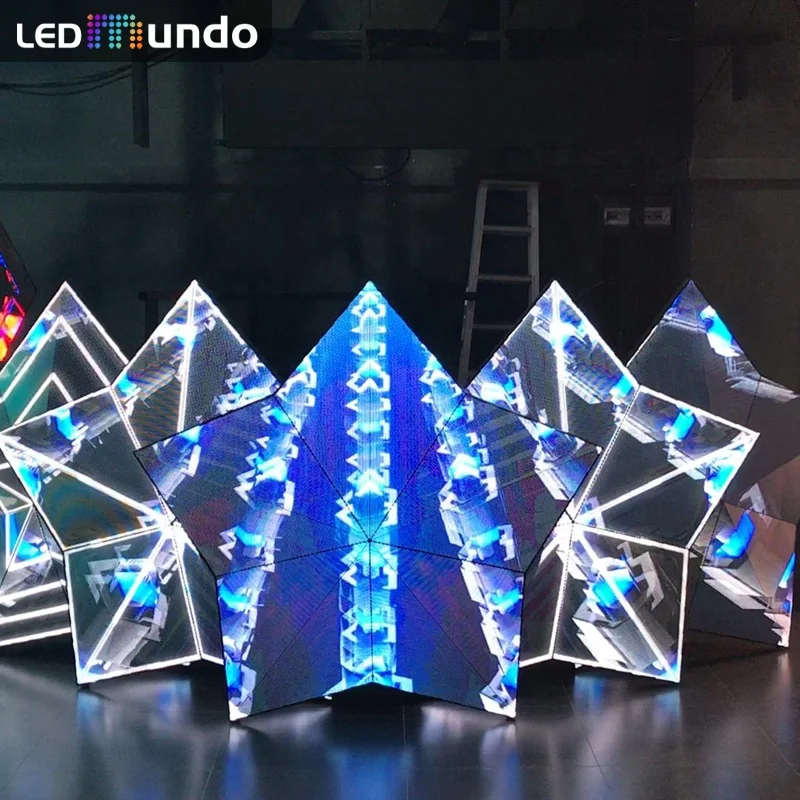 DJ booth stars HD Led Display Sign SMD Panel DJ Pantalla led DJ for disco night club bar