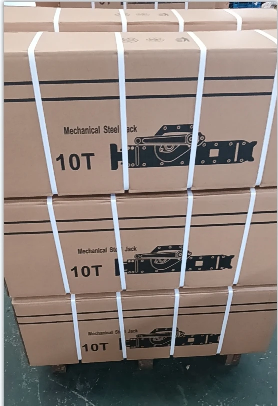 China High Quality 10 Ton rack track jacks Mechanical Jack price