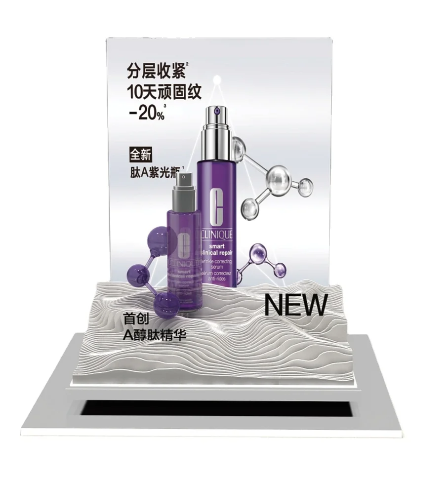 Best product customized retail shop store shelf makeup cosmetic display stand Countertop display stand