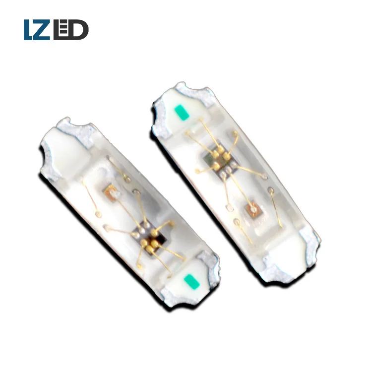 1204 (3.2x1.0mm) RGB SMD Chip LED Side View with Internal IC Self Flashing for Speaker Color Lighting