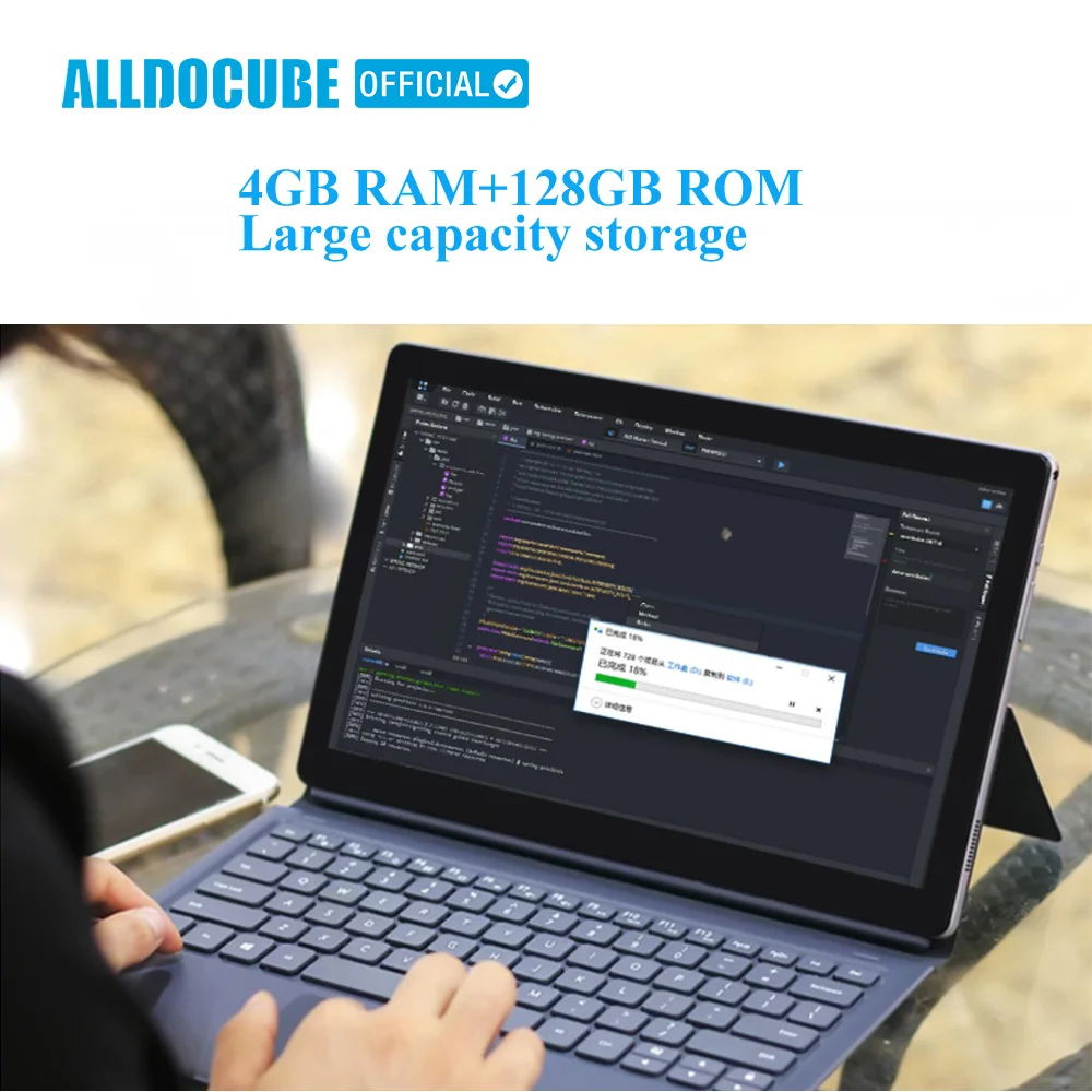 ALLDOCUBE KNote5 Win 10 Tablet 11.6 inch FHD1920x1080 Intel Gemini Lake N4000 Dual Core 4GB RAM 128GB ROM Dual WiFi Tablet PC