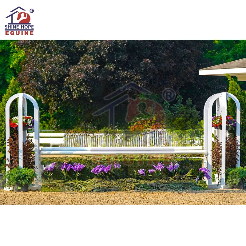 Triangular prism aluminum horse show jump wing